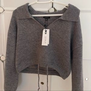 Dynamite - Long Sleeve Polo Sweater